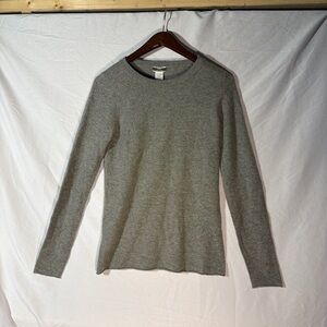 J. Crew Heather Gray Cashmere Pullover